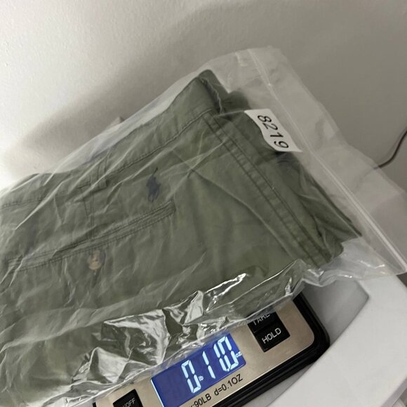 Polo Ralph Lauren Shorts Men 35 Green Relaxed Fit Chino Flat Front Outdoor - Picture 9 of 9